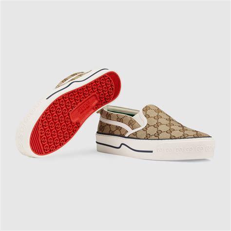 scarpe gucci tennis 1977|1977 Gucci tennis slip on.